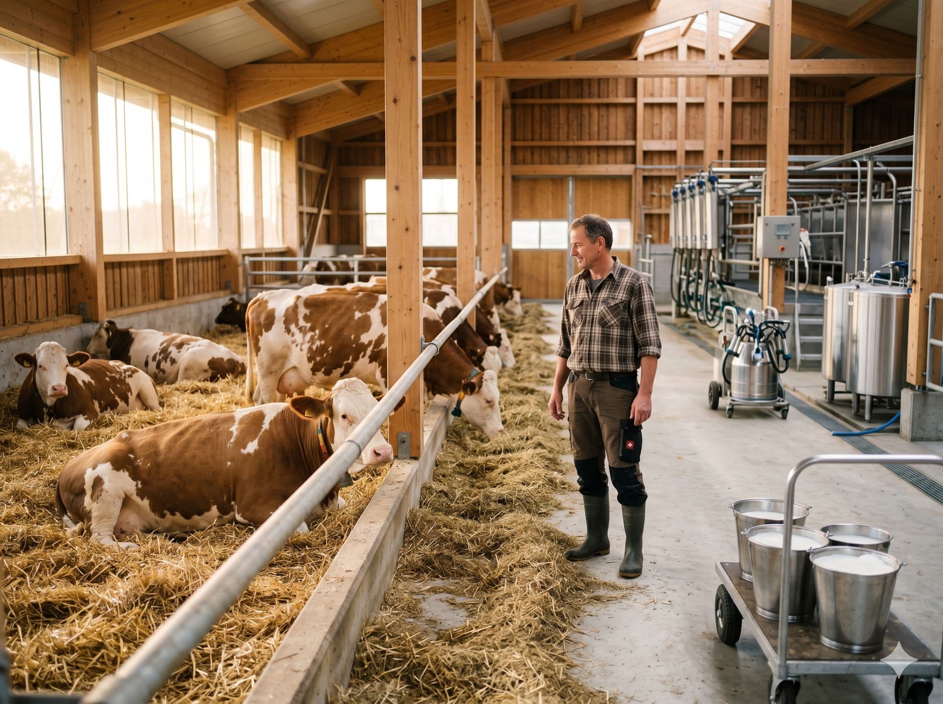 Milchproduktion am Biohof